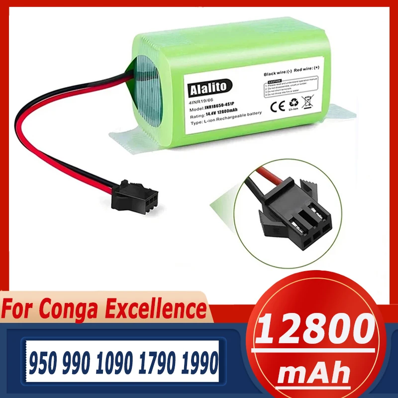 Batterie de remplacement pour aspirateur robot Eufy RoboVac 14.4V 3500mAh compatible avec les modèles 11, 11S MAX, 25C, 30C, 15C, 35C, G10 Hybrid, G20, G30, PA04