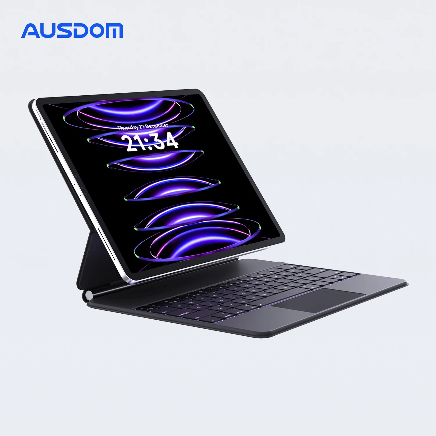 

iPad Pro12.9 Keyboard Magnetic Floating Smart Keyboard Folio Bluetooth Wireless Backlit Rechargeable Keyboard Case With Touchpad