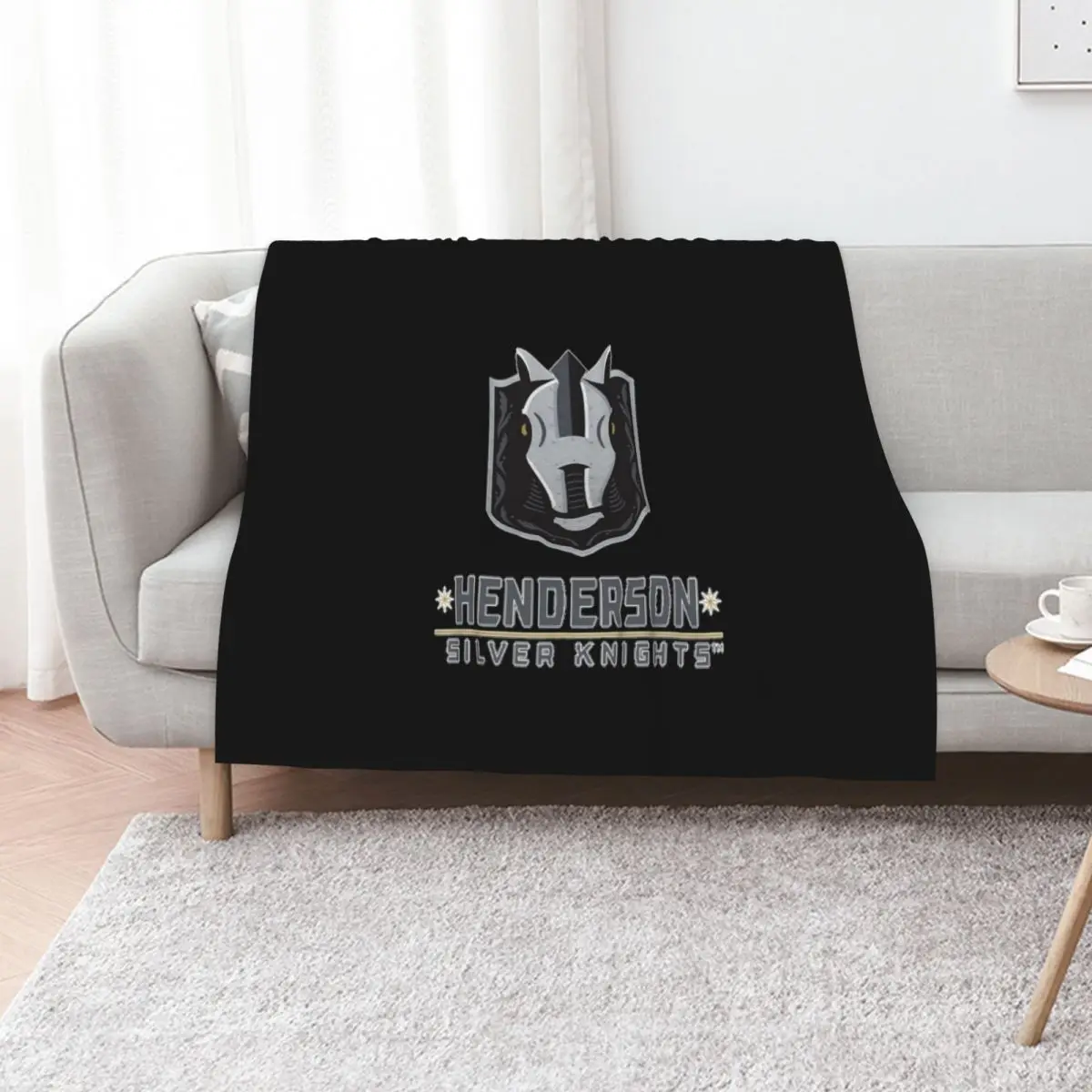 henderson silver knights Classic T Shirt Throw Blanket Cute Plaid Bed covers Heavy Bed linens Single decorative Blankets
