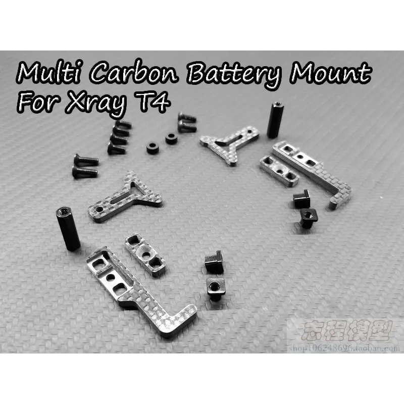 

TH070-XBM Battery Mount Holder for XRAY X4 / T4 (2018-2021) 1/10 RC Electric Touring Car Compatible with On-Road Racing Chassis