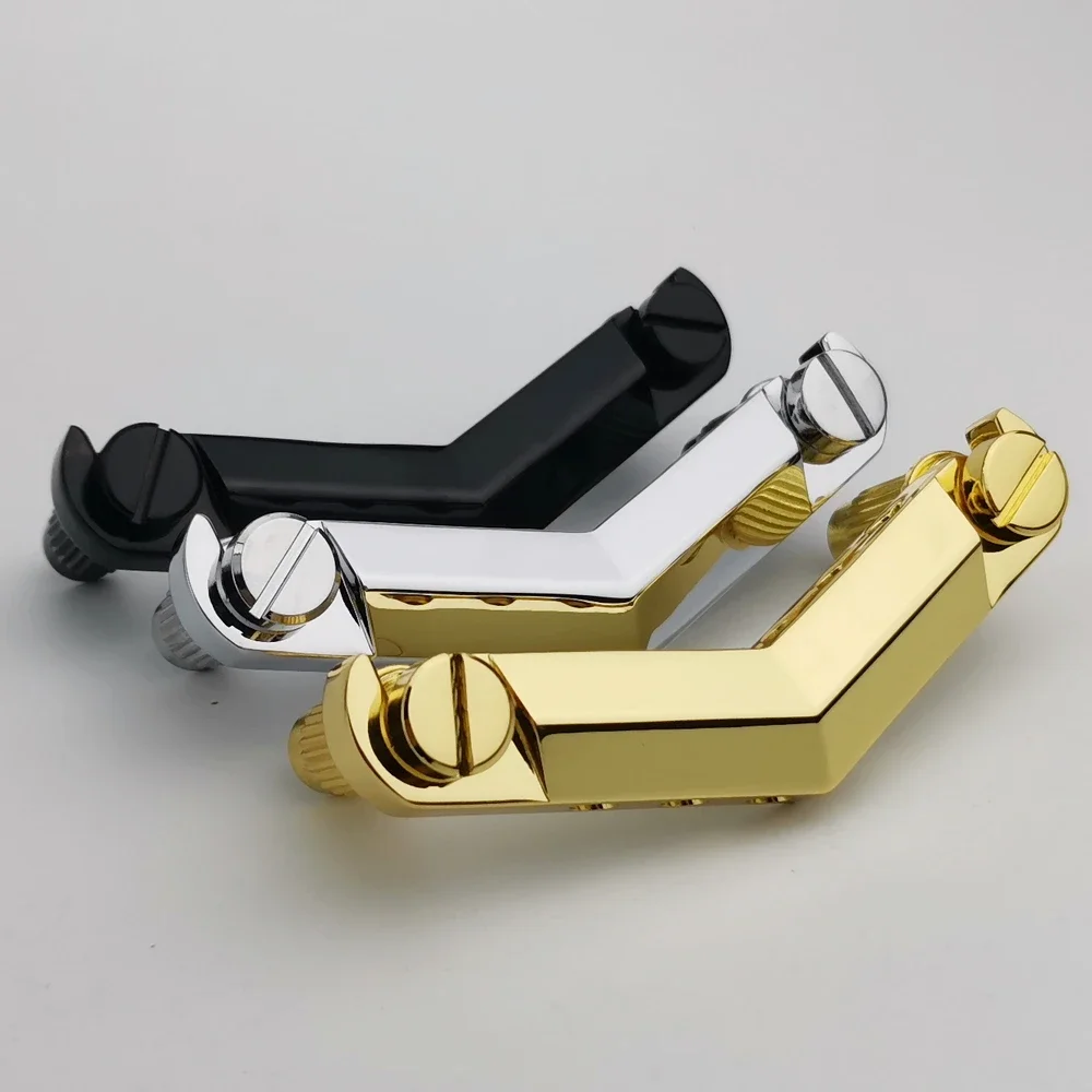 Electric Guitar Stop Bar Tailpiece with Anchors And Studs Tune-O-Matic Roller Saddle Bridge for  SG Guitars