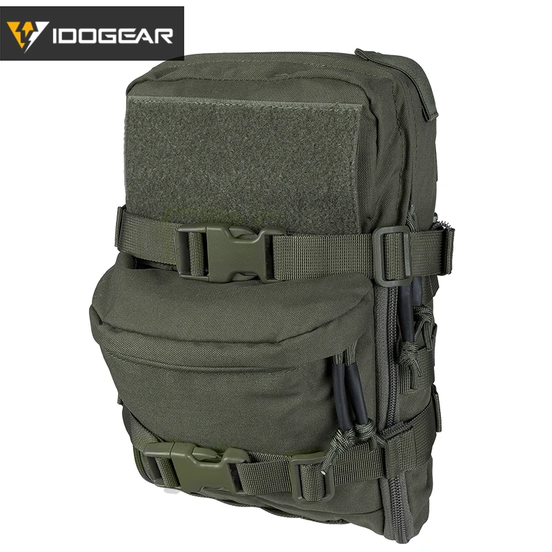 IDOGEAR Mochila de hidratación Sistema Molle de asalto Mini bolsas de agua tácticas para deportes al aire libre 3530