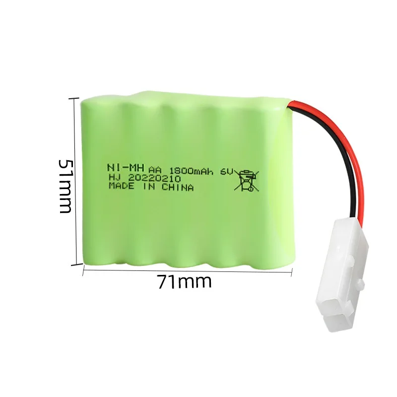 6V 1800mAh NiMH Battery SM/JST 6v USB charger for R/C toys stunt cars R/C trucks R/C boat R/C tank Remote Contolled Vehicles