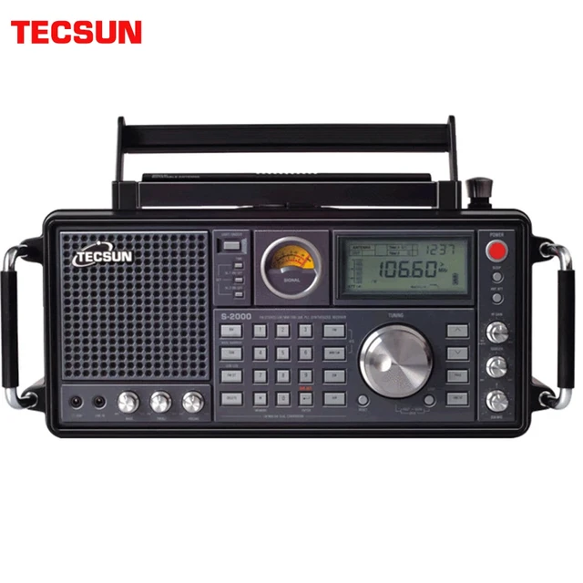 Tecsun S-2000 Amateur Desktop Ham Radio Ssb Dual Conversion Fm/mw/sw/lw Air  Band High Sensitivity And Good Selectivity Speaker - Radio - AliExpress