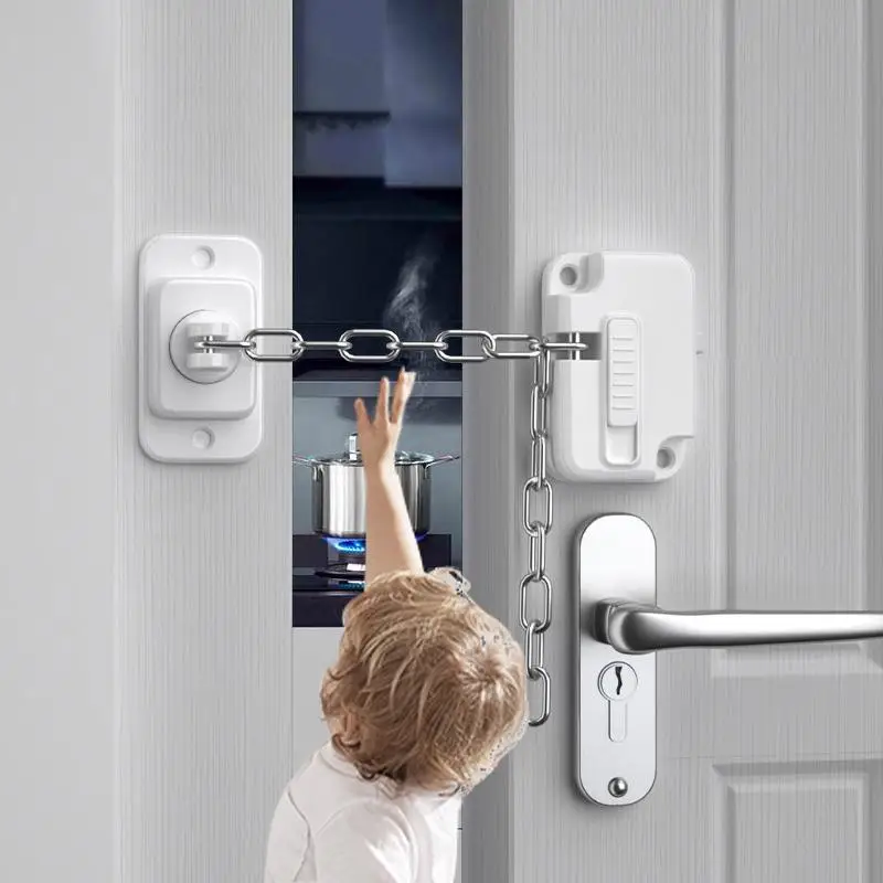 1/2PC Door Window Limiter Adjustable Baby Safety Lock Children Security Protection Cabinet Refrigerator Locks for Kids Care