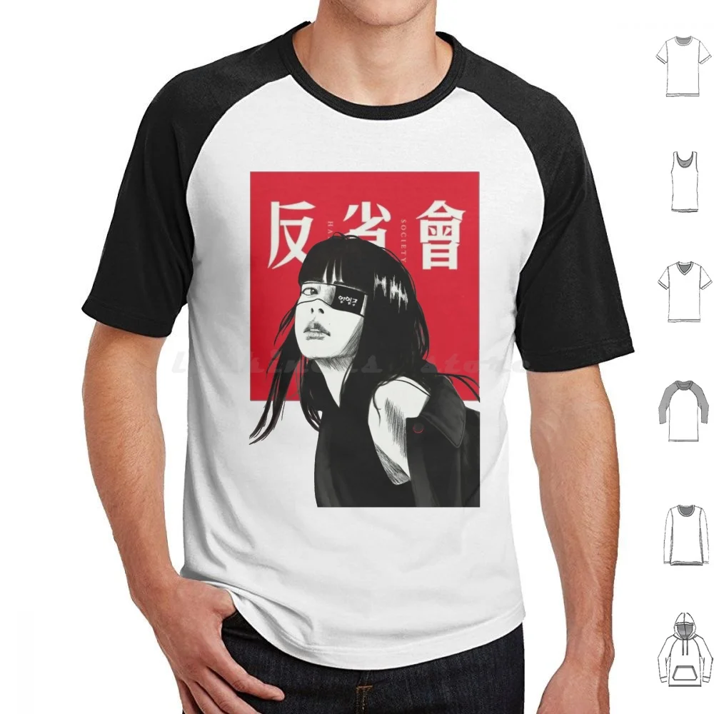 Vaporwave Japanese T Shirt 6xl Cotton Cool Tee Cyborg Girl Vaporwave Japanese Hipster Future Fashion Urban Style Cyber Culture