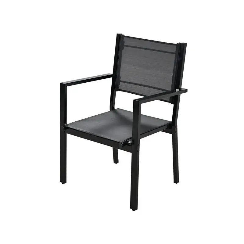 Robustes Outdoor-Tischstuhl-Set aus Stahl für Terrassen-, Balkon- und Hinterhofmöbel