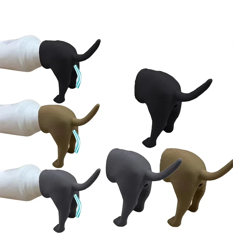 Funny Dog Butt Toothpaste Topper Toothpaste Dispenser Squeezers Bathroom Accessories Creative Home Toothpaste Lid For Kids Adult