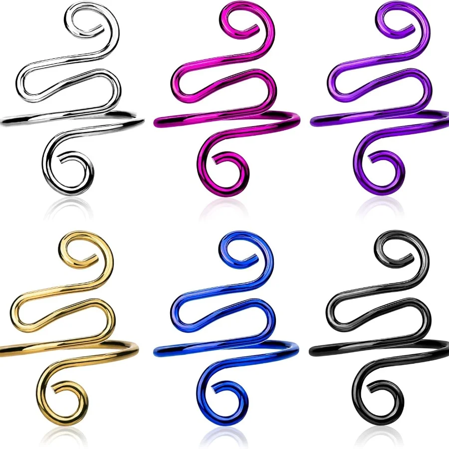 MIUSIE 1 قطعة الكروشيه الدائري قابل للتعديل الكروشيه التوتر الدائري إصبع الحياكة الغزل خواتم الكروشيه الحياكة هدايا عيد الحب