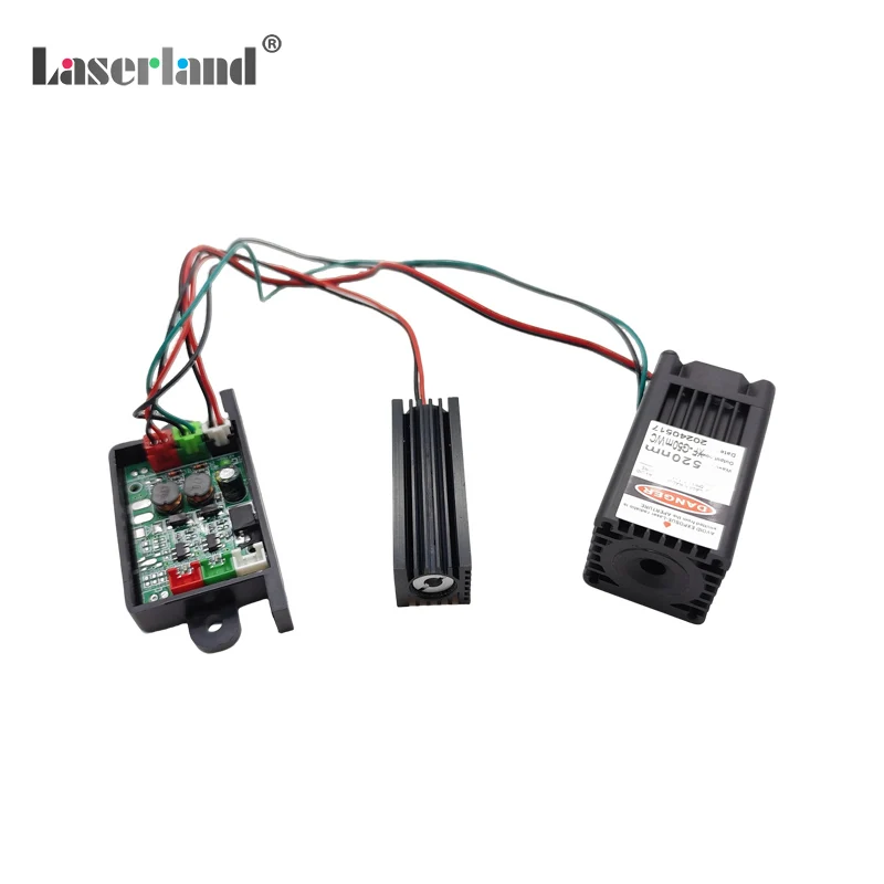 650nm 150mW Red + 515nm 50mw Green Laser Module Diode TTL 12V TEM Stage