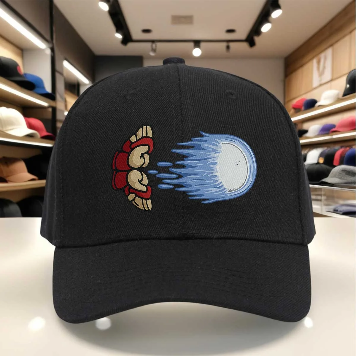 Adjustable Superhero Vs Water Balloon Baseball Cap with Hook-and-Loop Closure, 6-Panel Round Cap Suitable for,, Themed Parties,