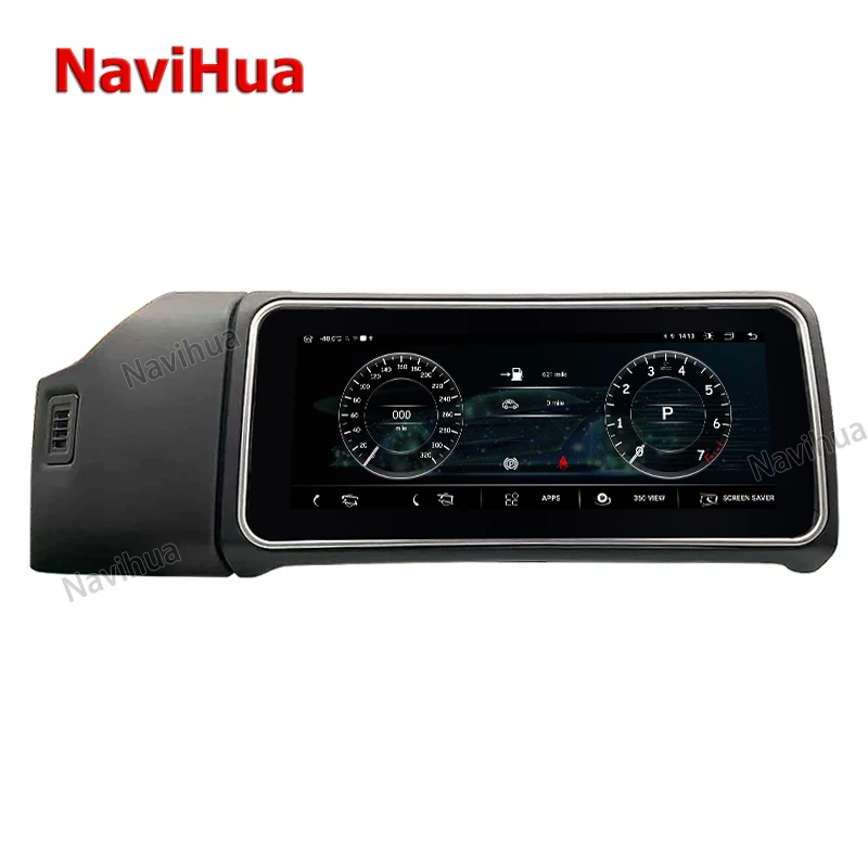 Navihua 12.3 inch Car Navigation GPS Video Player Rotatable Screen for Land Range Rover Vogue 2013-2017 Car DVD Player