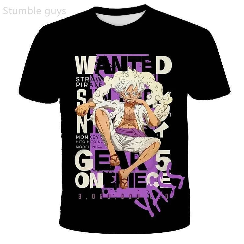 Kinder One Piece Sanji Anime T-Shirt Sommer Lässige Kurzarm-Tops Jungen Männer Atmungsaktives Jersey Schnelltrocknend Alltagskleidung
