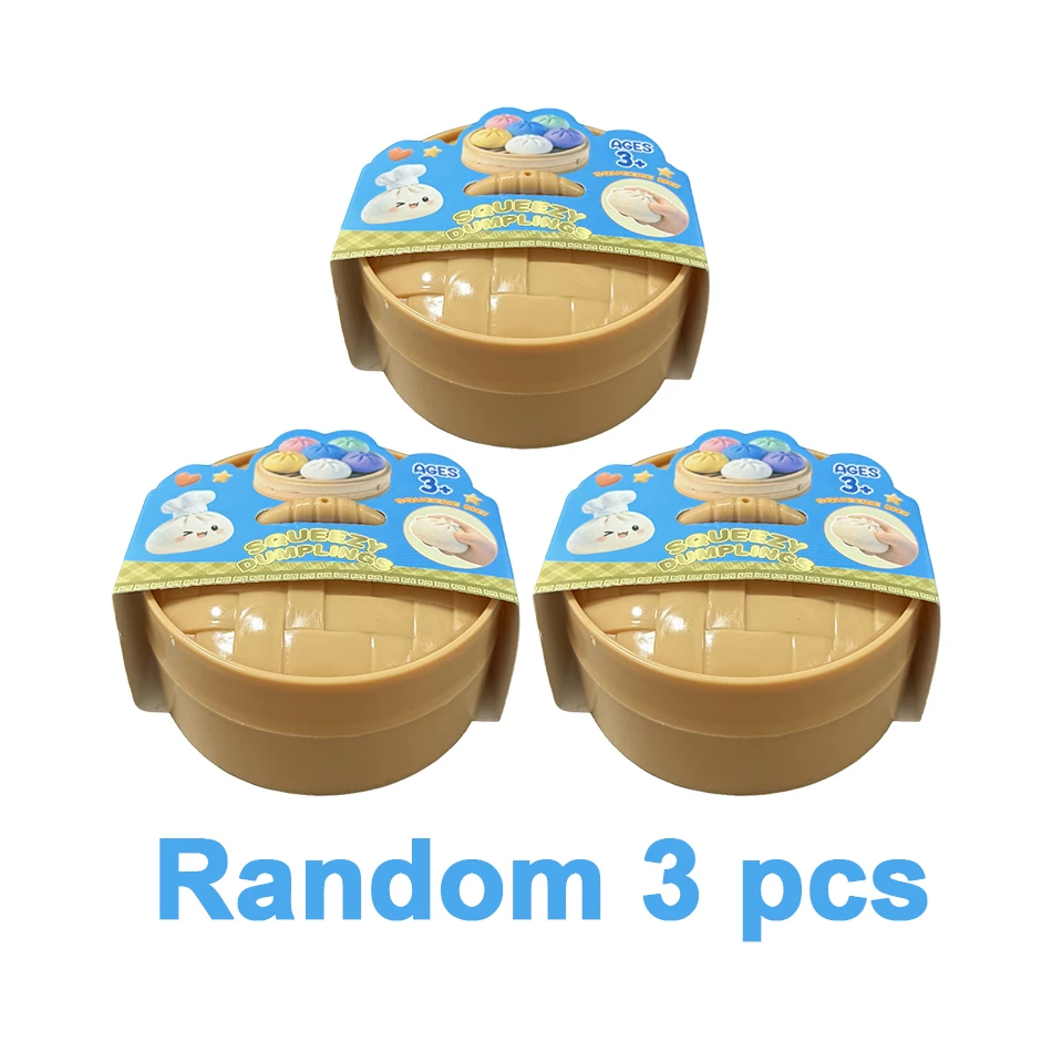 Realistisches Riesen-Knödel-Quetschspielzeug mit Bambus-Dämpfer, weicher TPR-Teigball, Entspannungs-Fidget-Spielzeug, kreatives lustiges Geschenk