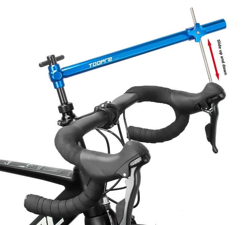 TOOPRE Rennrad-Schaltwerk-Ausrichtungswerkzeug Fahrrad-Schaltkopfhalterung Lenkerhöhen-Winkel Links-Rechts Symmetrischer Einsteller – Detail 6