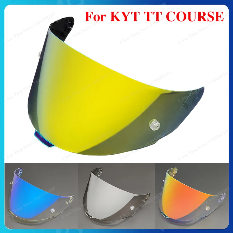 

Motorcycle Helmet Visor Lens For KYT TT COURSE Replace Anti-UV Anti-Scratch Dustproof Windshield Helmets Accessories