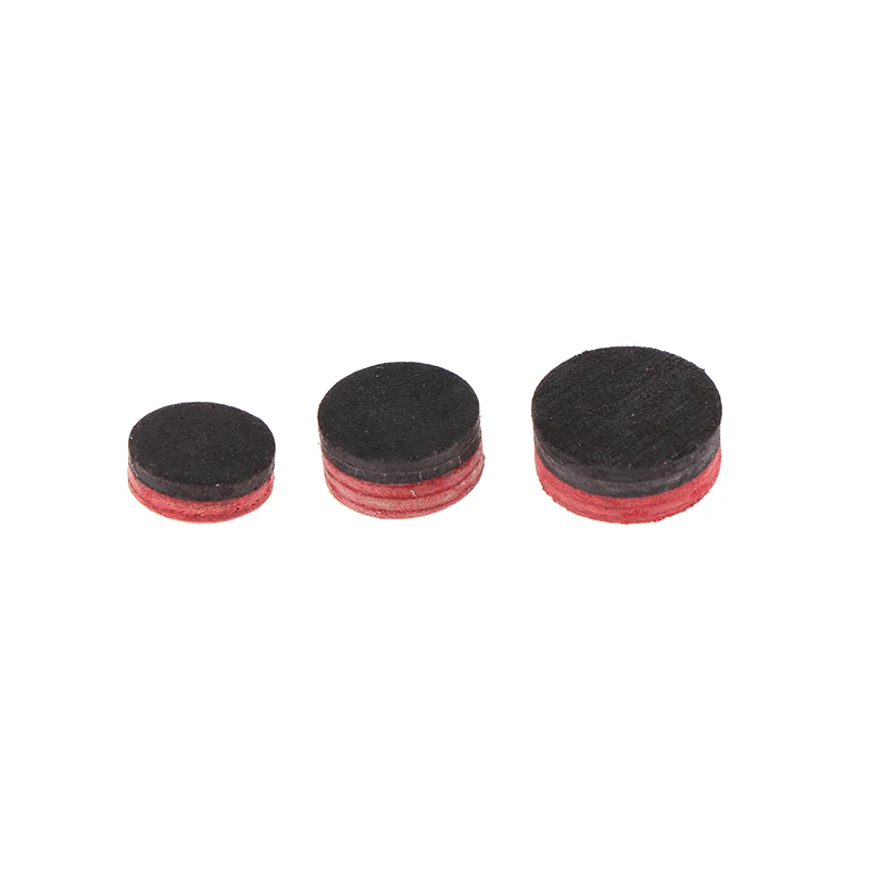 1 PCS 11mm 12mm 14mm Black Red Tips Carom Billiard Pool Cue Tips Billiard Supplies