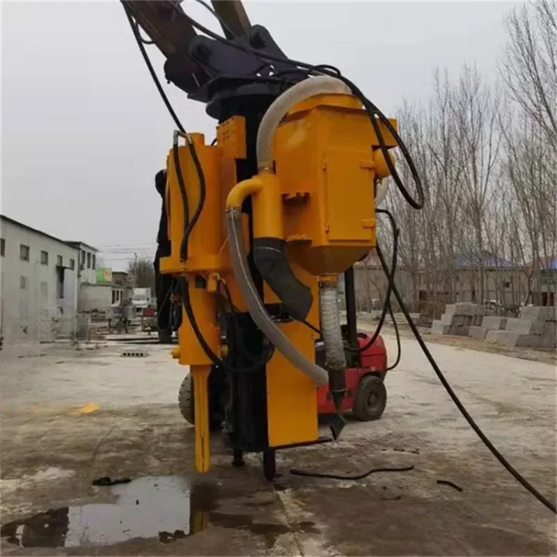 Rock Splitter Large Mountain Cutting Machine Hot Selling Chile Rock Splitting Machine Integrating Drilling And Splitting