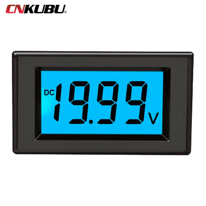 

D85-131 DC DC Voltmeter 12V24V Car Battery Electric Forklift LCD Digital Display HD Backlight Easy to Install