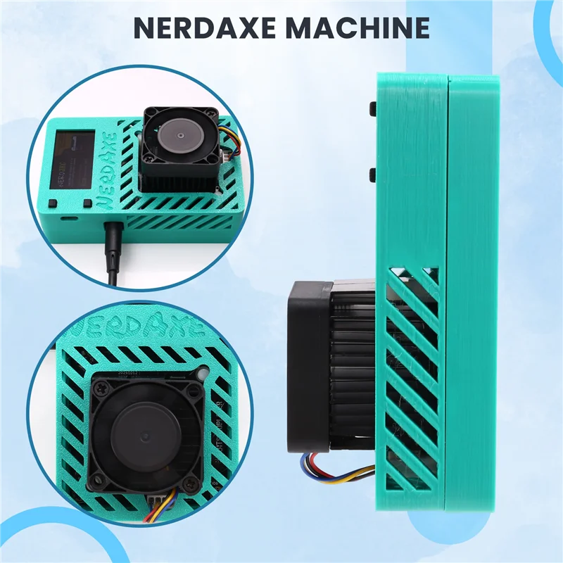 

SB-Nerdaxe Bitaxe Miner 500Gh/S BM1366 ASIC Chip Nerdminer Lottery Mining Miner Solo Lottery BTC Miner UK PLUG
