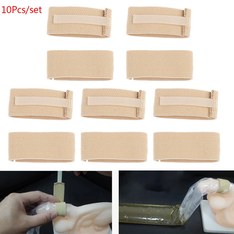 10Pcs/Pack Adult Urine Belt Reusable Adjustable Patients Fixed Urine Bag Straps