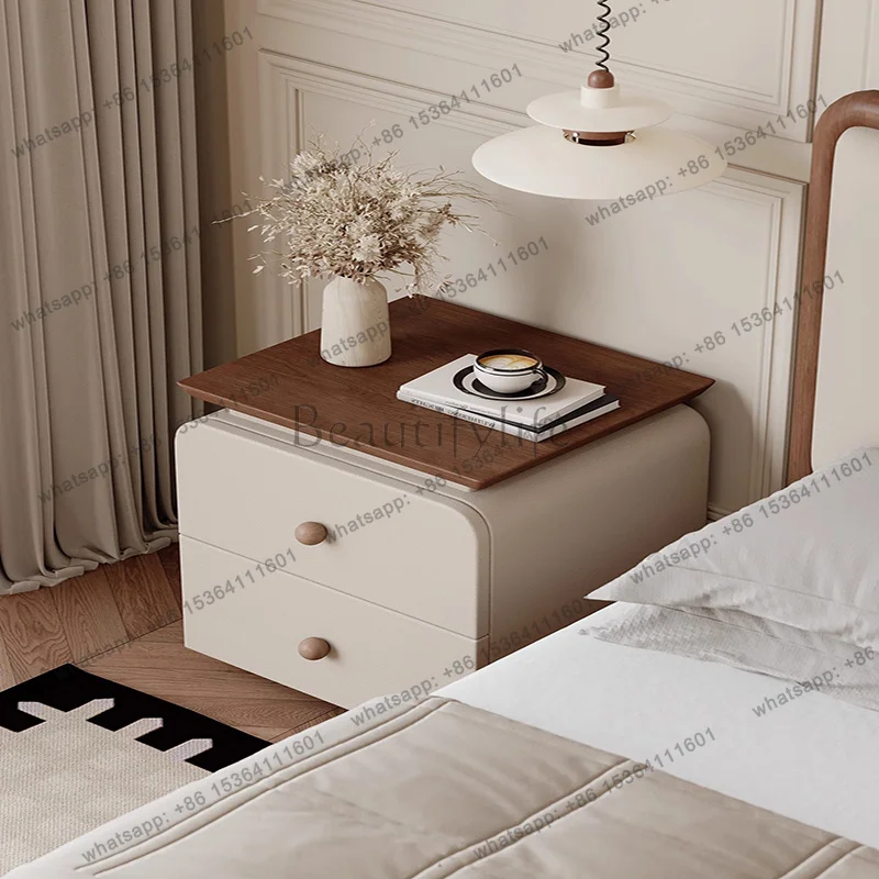 

Modern European Night Table Minimal Design Storage Nightstands Decoration Aesthetic Muebles Para Dormitorio Bedroom Furniture