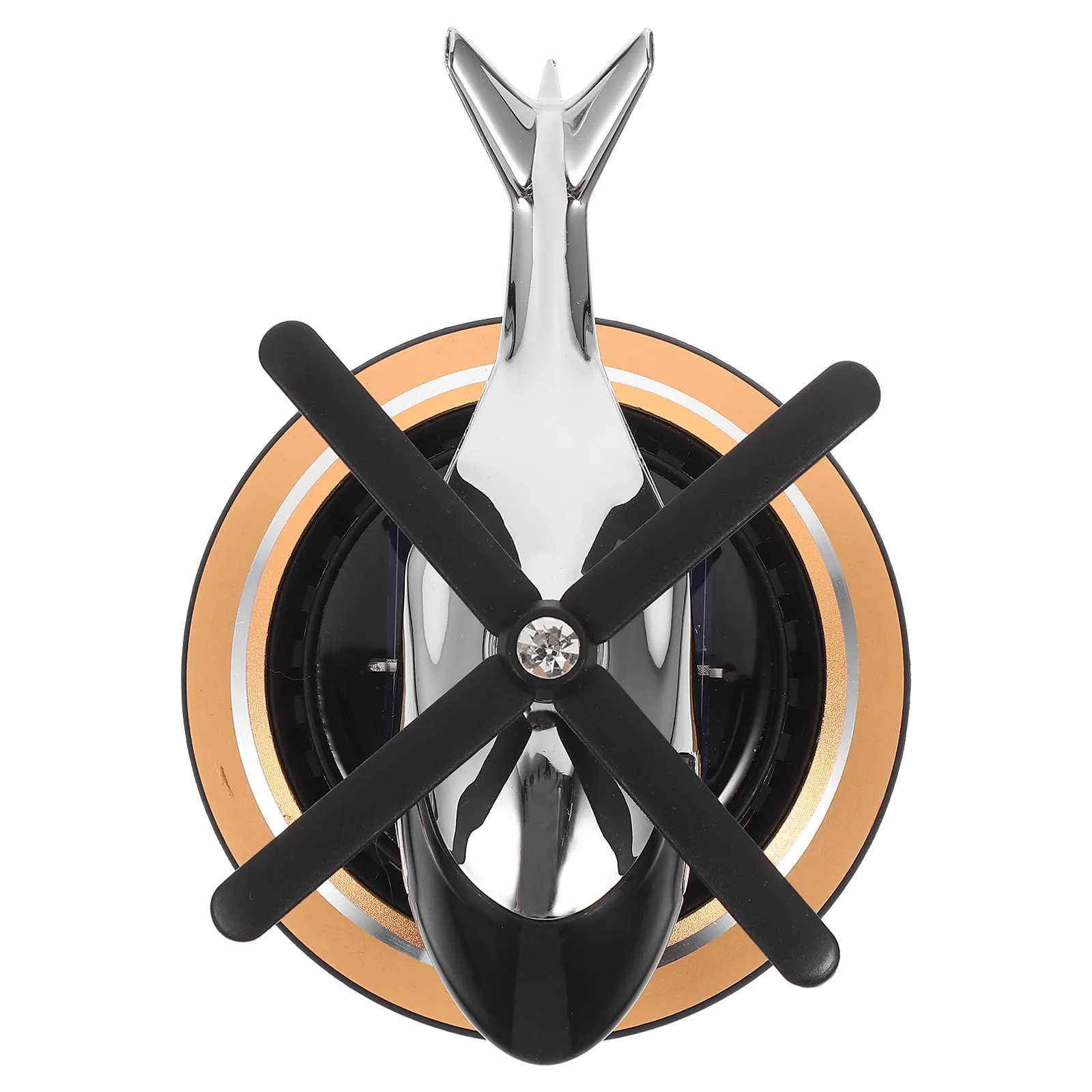 

Car Dashboard Decor Solar Air Freshener Helicopter Aroma Diffuser Modern Stylish Design for Car Interior Air Purification and