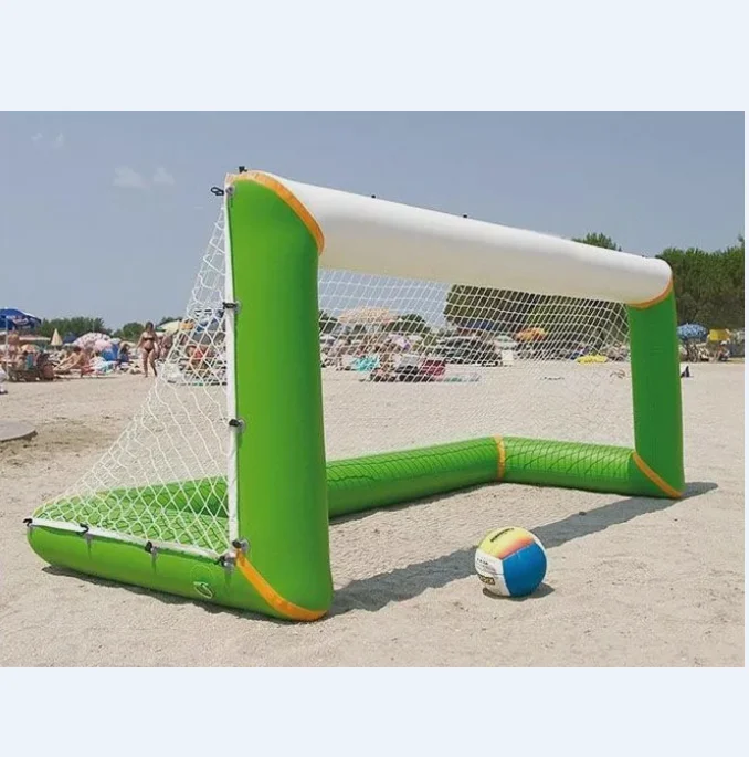 

Hot selling 0.9mm PVC Tarpaulin Inflatable Goal Post / Inflatable Water Polo Goal For Pool