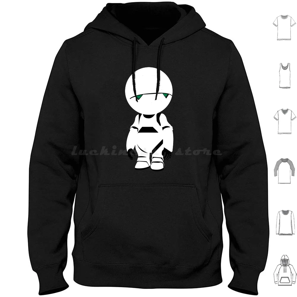 The Hitchhiker's Guide To The Galaxy Depressed Robot Hoodie Cotton Long Sleeve Hitchhikers Guide Galaxy Depressed