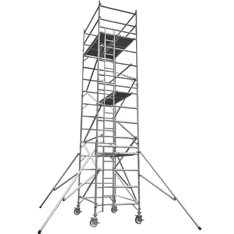 Hot 2-10m Multipurpose Aluminium Scaffolding Tower Aluminium Mobile Scaffold for Construction