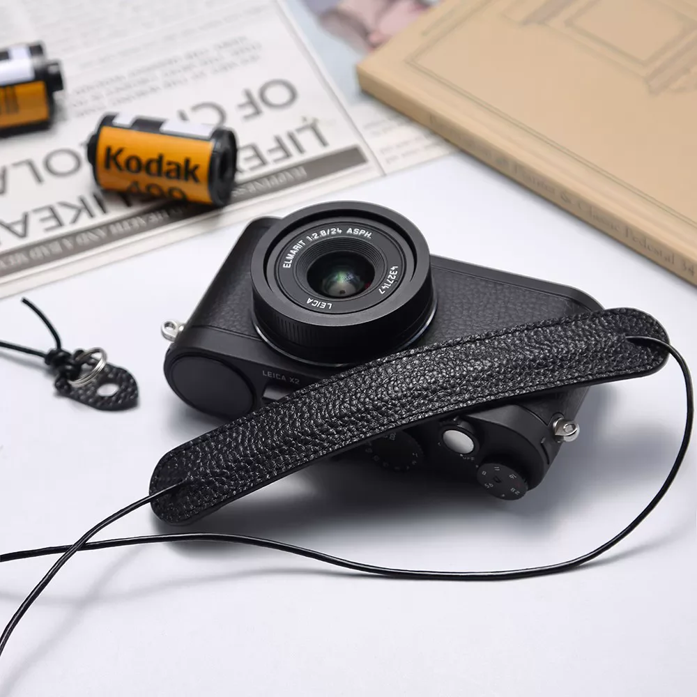 Elastic rope Real leather Camera Strap Shoulder Sling Belt For canon nikon SONY Fujifilm pentax Olympus leica LUMIX Mirrorless