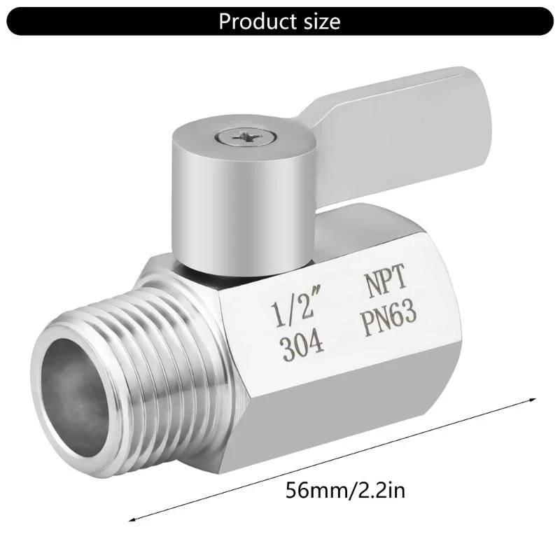 97QC الصلب 1/2inch NPT صمامات التحكم في مياه الدش