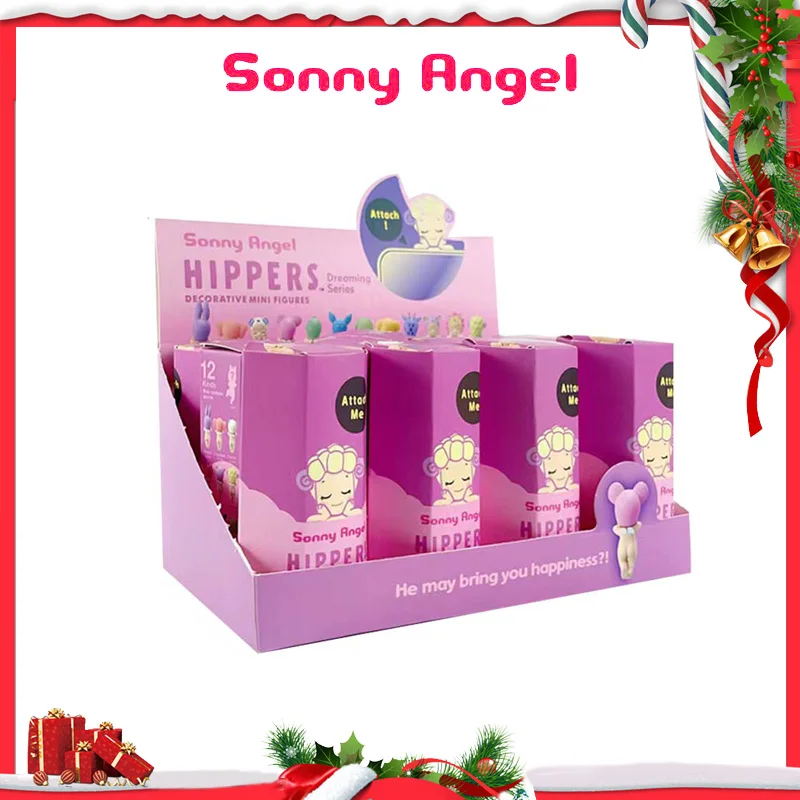 12Pcs Sonny Angel Figure Dreaming Series Mini Anime Character Decorations Doll Fans Kids Christmas Birthday Gift Toys