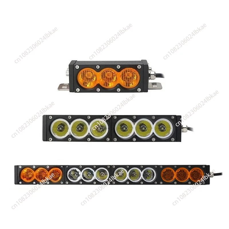 

60W120W240W single row strip light, work light led two-color strip for light off-road modified roof light