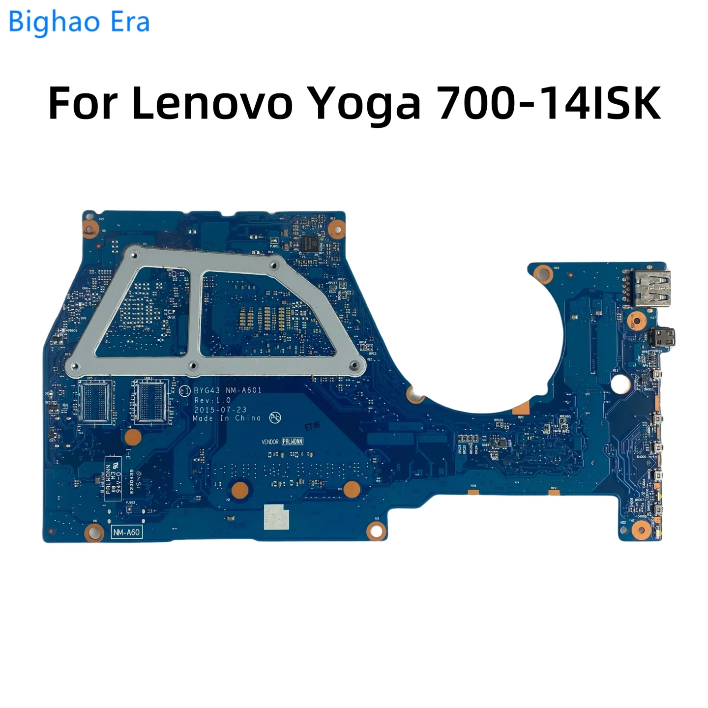 Imagem -02 - Placa-mãe Portátil para Lenovo Ideapad Yoga Byg43 Nm-a601 70014isk I56200u I7-6500u Cpu Uma Ddr3l 5b20k41655 5b20k41653 Laptop