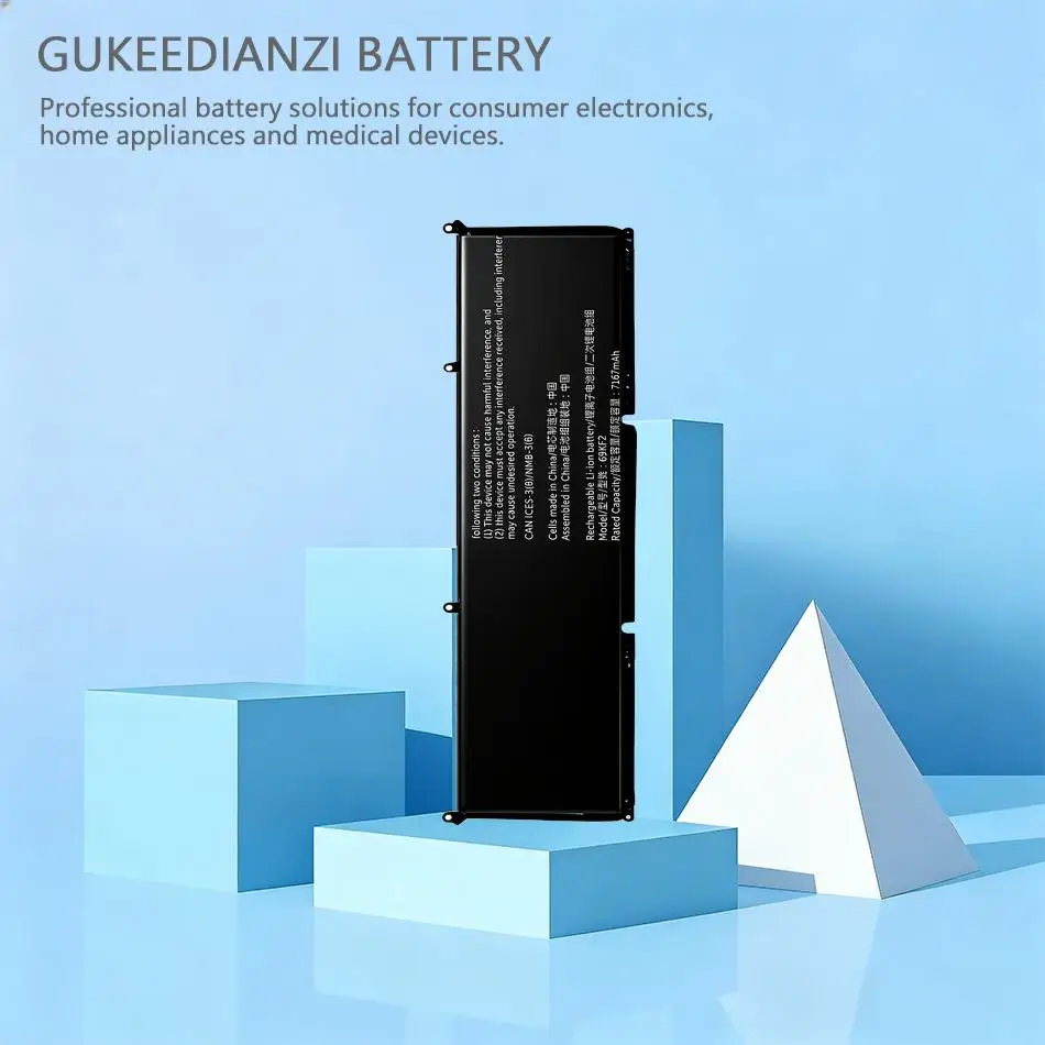 

Аккумулятор 69KF2 для Dell XPS 15 9500 9510 9520, Precision 5550 5560 5570, G15 5510 5511, Alienware M15 M17 R3-R6 070N2F P87F002
