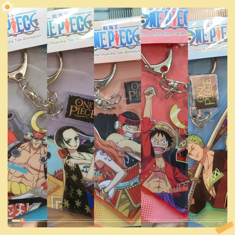 

Popular Anime One Piece: Acrylic pendant key chain around to give anime friends pendant gifts