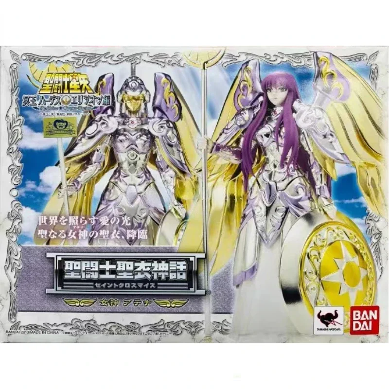 

In Stock Original Bandai Edition Saint Cloth Goddess Athena Form Saint Seiya Metal Armor Action Figure High Quality