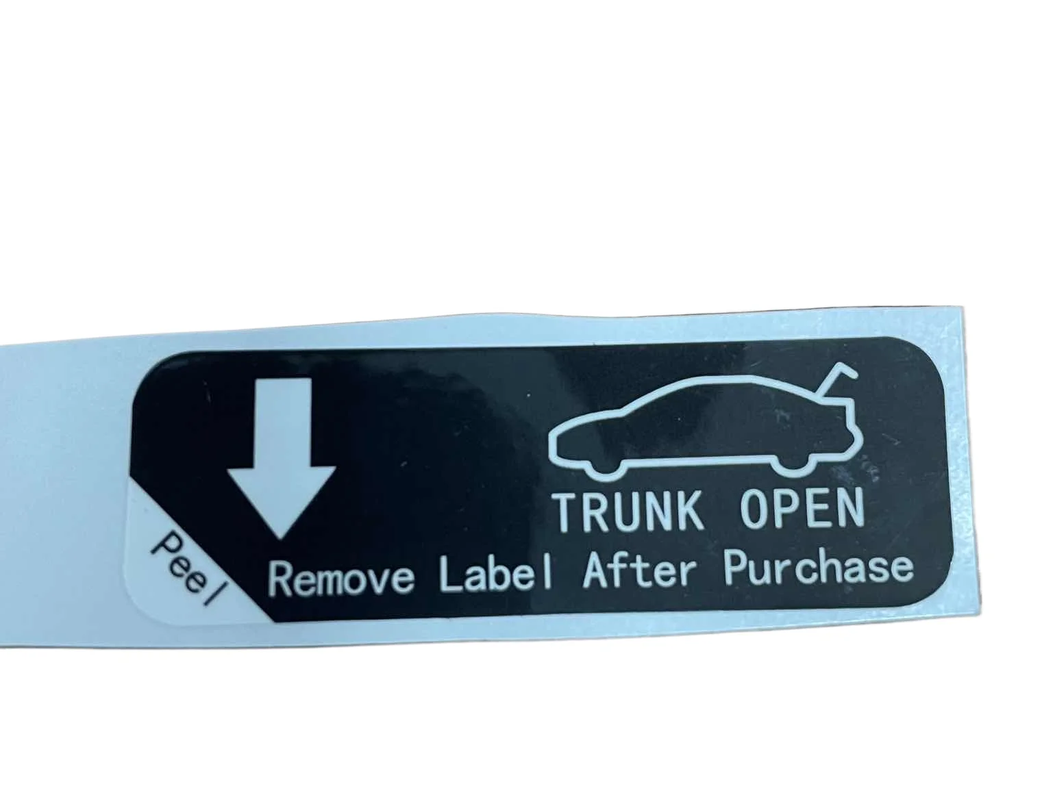 Trunk Open Indicator Sticker Trunk Switch Logo for Geely Borui Erandmg GS GL GE GC9 Exterior Parts Brand New 9015002500