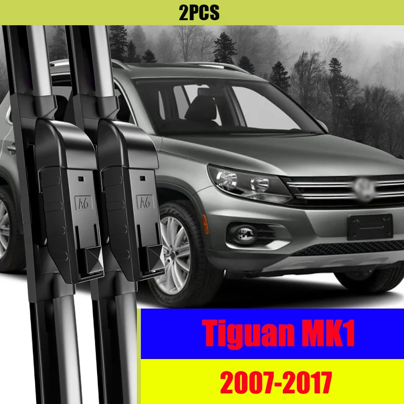 

For VW Tiguan MK1 Front Wiper Blades 2007-2017 2008 2009 2010 2011 2014 2016 Windscreen Windshield Window Accessories 24"+21"