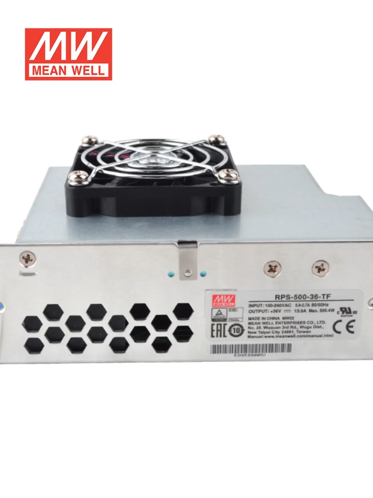 Mingwei Power Supply RPS-500-12/15/18/24/27/36/48-TF Overhead Fan Medical Type 500W