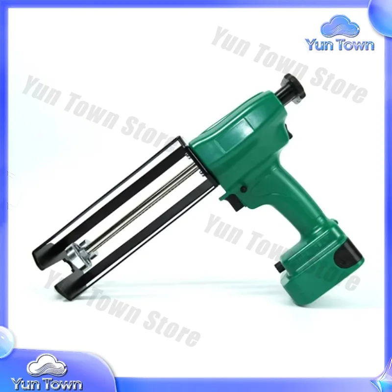 400ML Dual Cartridge Silicone Glue Gun for Electric Caulking Gun 2 to 1 Two Component Adhesive Dispenser Heavy Duty Spray Gun