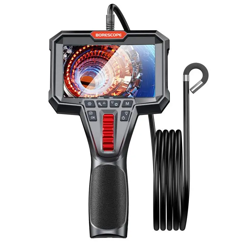 

Endoscope 360 degree rotating cylinder carbon deposition industrial pipeline endoscope high temperature waterproof