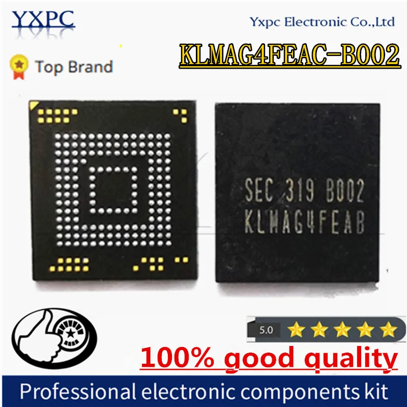 

KLMAG4FEAC B002 KLMAG4FEAC-B002 EMMC 16GB Flash Memory IC Chipset with balls