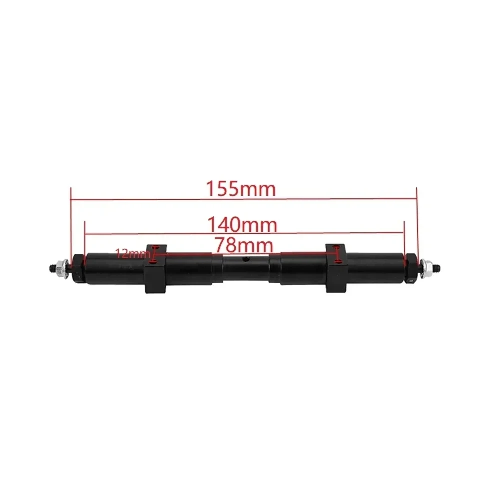 Metall Unpowered Hinterachse 133,5mm/155mm/182mm für 1/14 Tamiya Traktor Anhänger Lkw 1/10 RC Auto DIY Teile Upgrade Zubehör