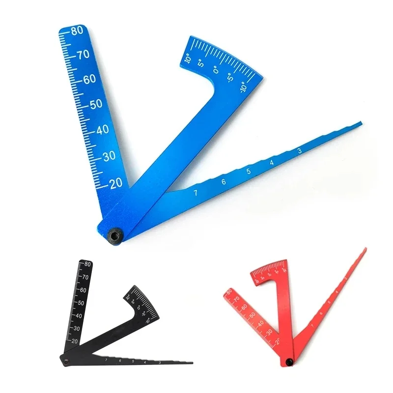 RC Car Adjustable Ruler Metal Wheel Rim Camber Height Tires Angle CAMBER Balance Ruler for Tamiya Kyosho Shunting Tools Tool