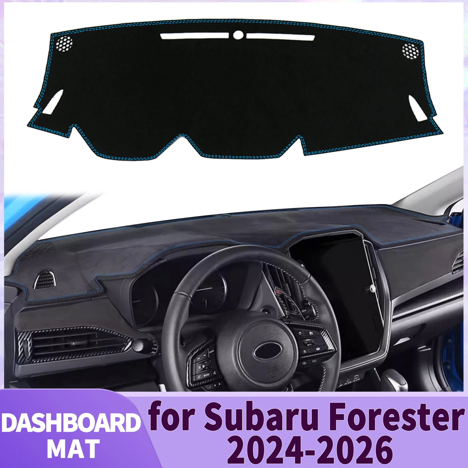 

fit for Subaru Forester 2024 2025 2026 Car Accessories Dashmat Dashboard Cover Pad DashMat Sunshade Protective Carpet