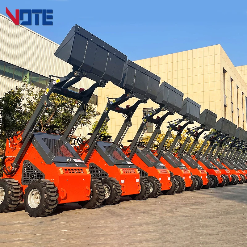 Imagem -04 - Mini Skid Steer Loader Carregadeira de Rodas Epa Mini Carregador Multifuncional Agrícola Usado Skid Steer Personalizado Barato