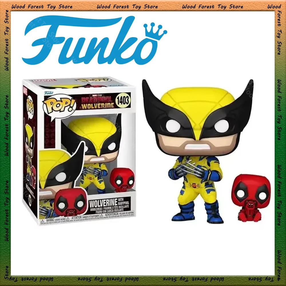 Original Funko Pop Deadpool and Wolverine Action Figure X-23 Blade Warrior Royal Handheld Figurine Model Marvel Movie Toy Gift