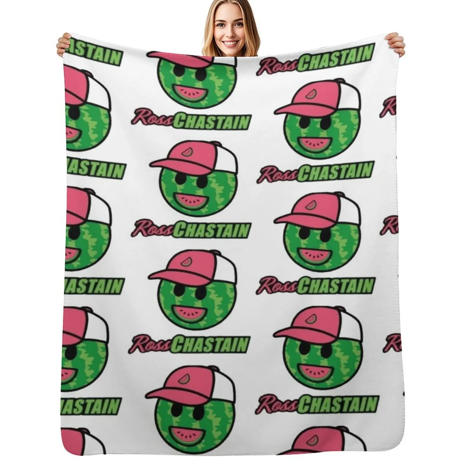 

Ross Chastain Throw Blanket Cozy Napping Blanket Gift for Mom Dad